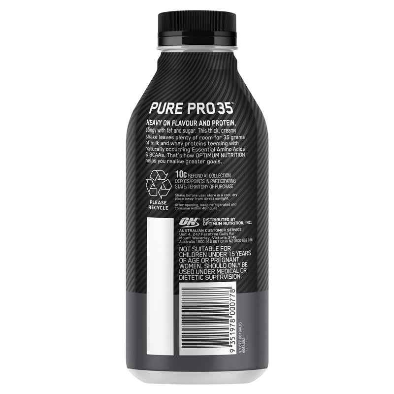 Optimum Nutrition Pure Pro 35 Chocolate 355ml