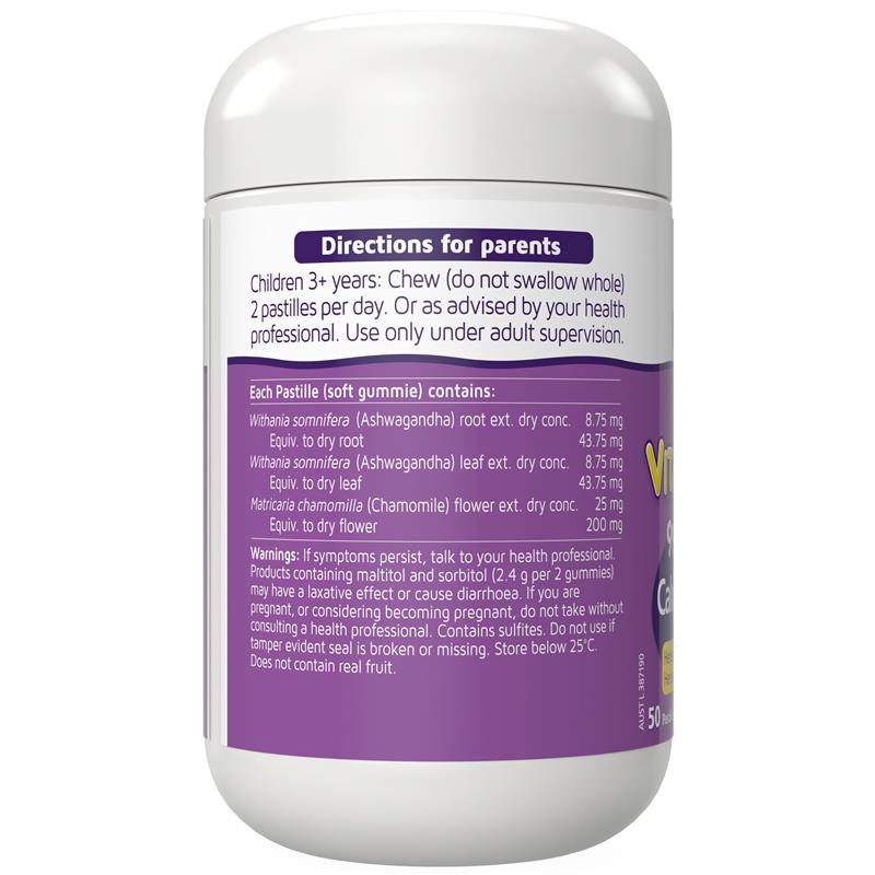 Nature's Way Kids Smart Vita Gummies Sugar Free Calm & Sleep 50 Gummies