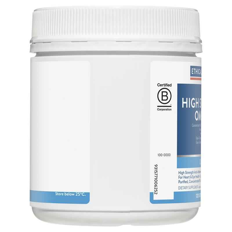 Ethical Nutrients High Strength Omega-3 120 Capsules