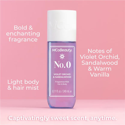 MCoBeauty Violet Orchid & Sandalwood No.5 Fragrance Hair & Body Mist 240ml