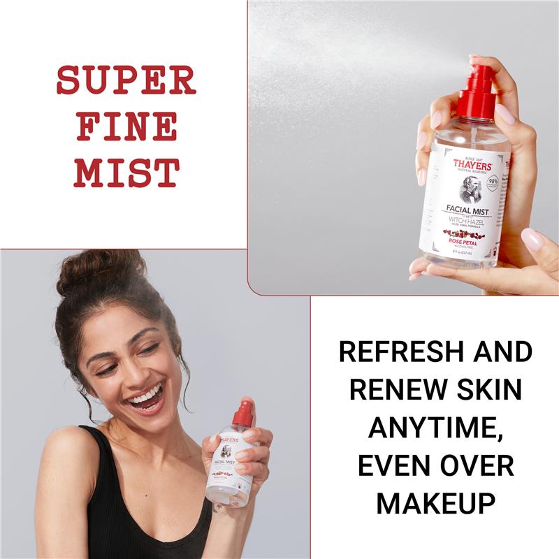 Thayers Rose Alcohol Free Mist Toner With Witch Hazel Aloe Vera 237ml