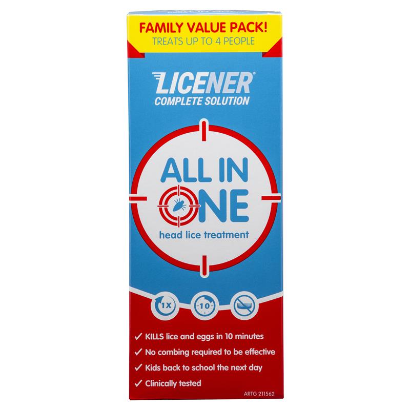 Licener Complete Solution Head Lice Treatment 200ml