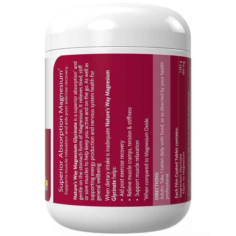 Nature's Way Magnesium Glycinate 300 Tablets