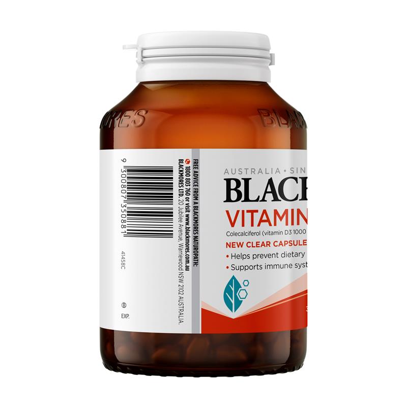 Blackmores Vitamin D3 1000IU 300 Capsules