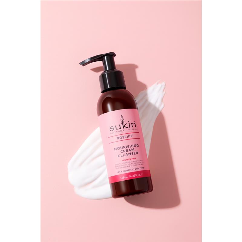 Sukin Rosehip Nourishing Cream Cleanser 125ml