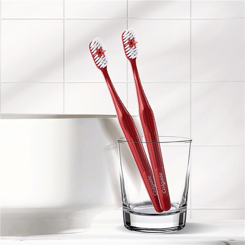 Colgate Toothbrush Brilliant Star White Soft 3 Pack