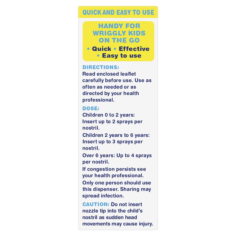 FLO Kids Saline Nasal Spray 15ml