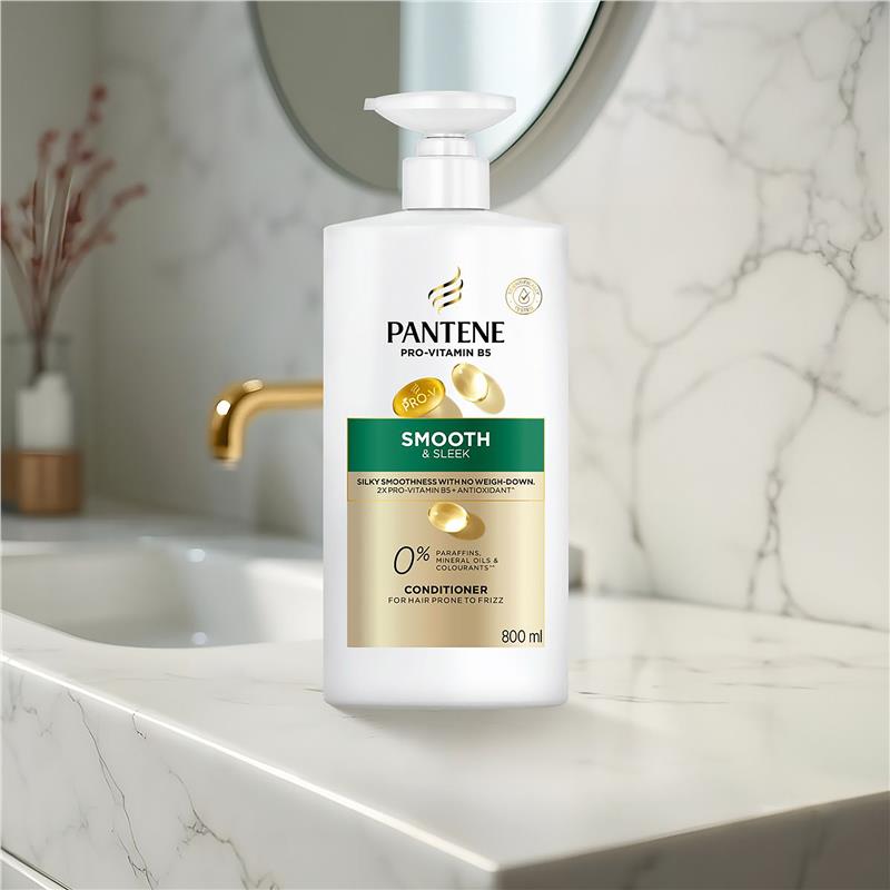 Pantene Smooth & Sleek Conditioner 800ml