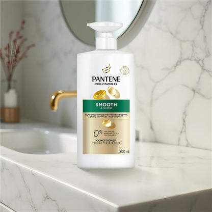 Pantene Smooth & Sleek Conditioner 800ml