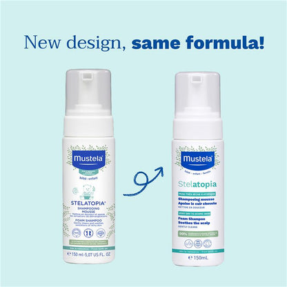 Mustela Stelatopia Foam Shampoo 150ml