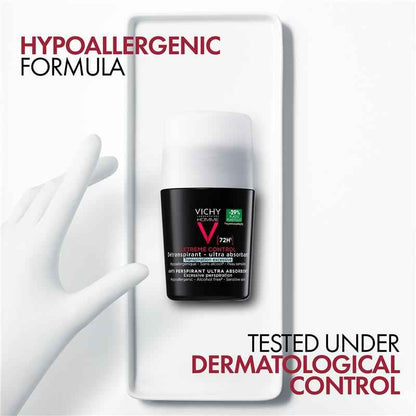 Vichy Men Antiperspirant Roll On 72hr Extreme Control 50ml