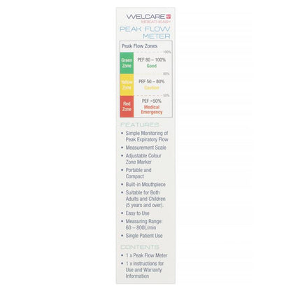 Welcare Peak Flow Meter