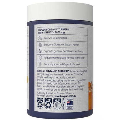 Bioglan Turmeric 1000mg 250 Tablets Exclusive Size