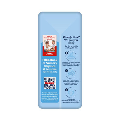 Huggies Ultra Dry Nappies Size 4 Boy 10-15kg Bulk 36 Pack