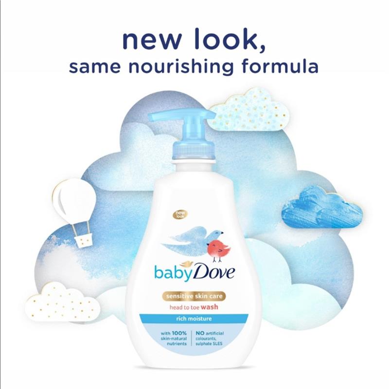 Baby Dove Rich Moisture Baby Wash 400ml