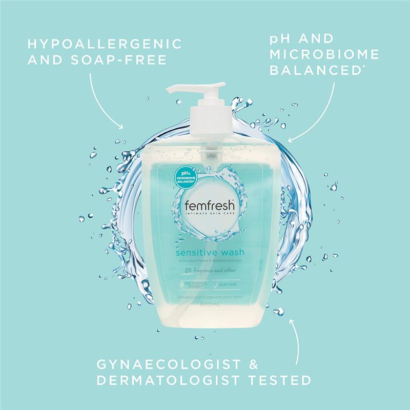 Femfresh Sensitive Wash 600ml - GimmeNow