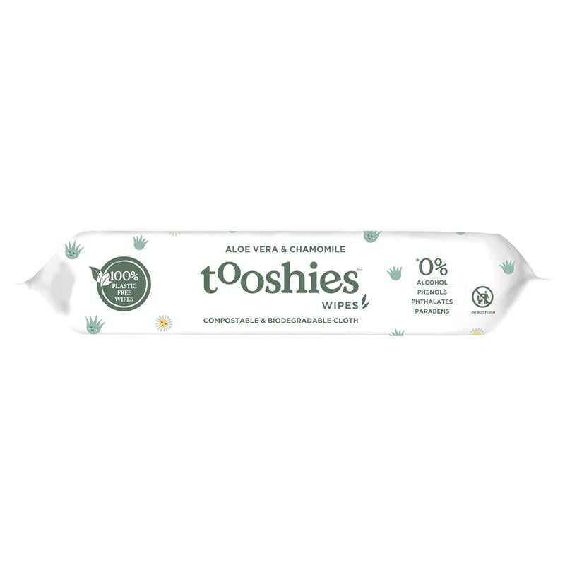 Tooshies Baby Wipes Aloe Vera & Chamomile 70 Pack