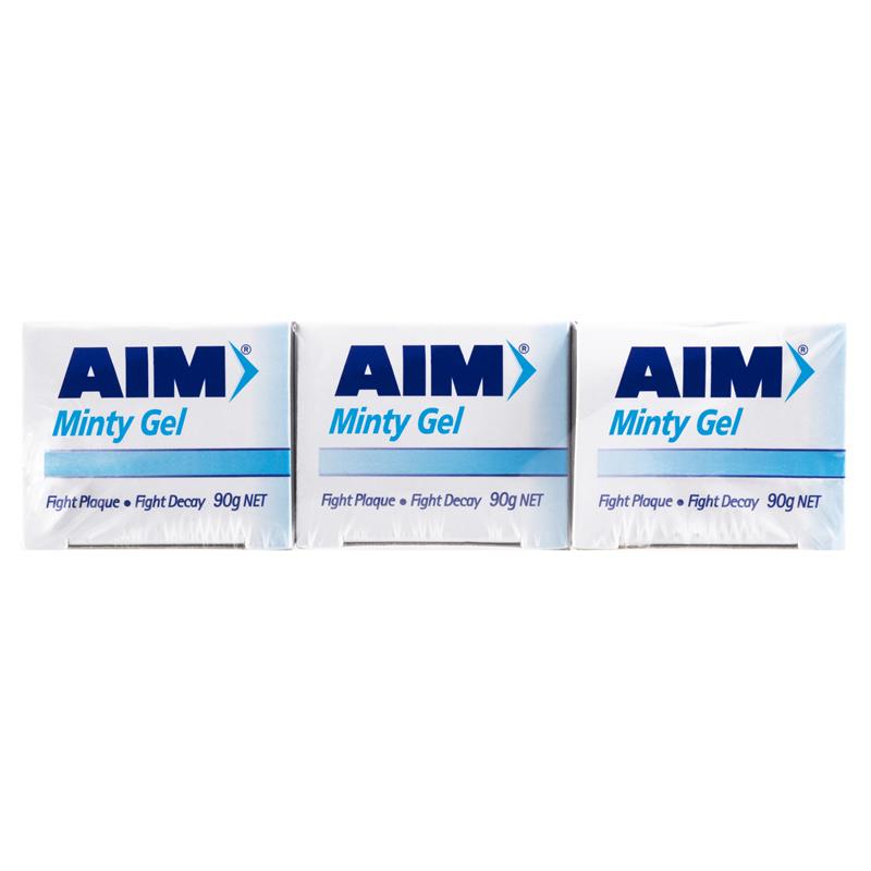 Aim Toothpaste Minty Gel Value 3 Pack