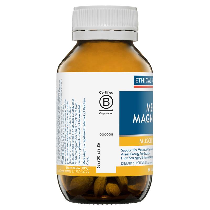 Ethical Nutrients Mega Magnesium 60 Tablets - GimmeNow
