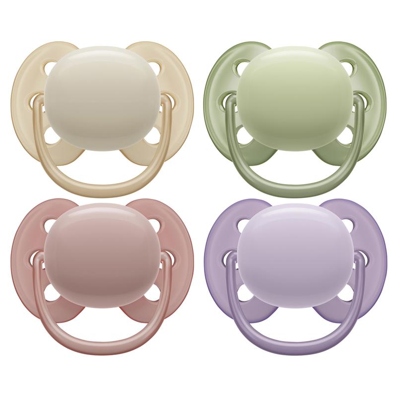 Avent Ultra Soft Soother Neutral 0 - 6 Months 2 Pack