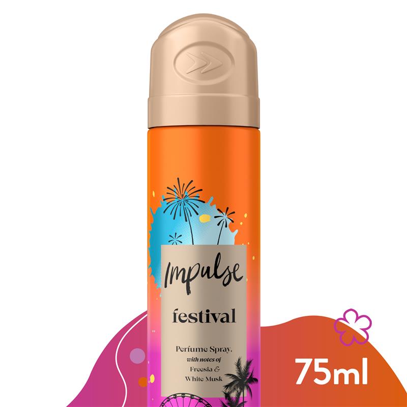 Impulse Body Spray Festival 75ml