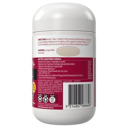 Nature's Way Magnesium + Sleep Well 60 Tablets