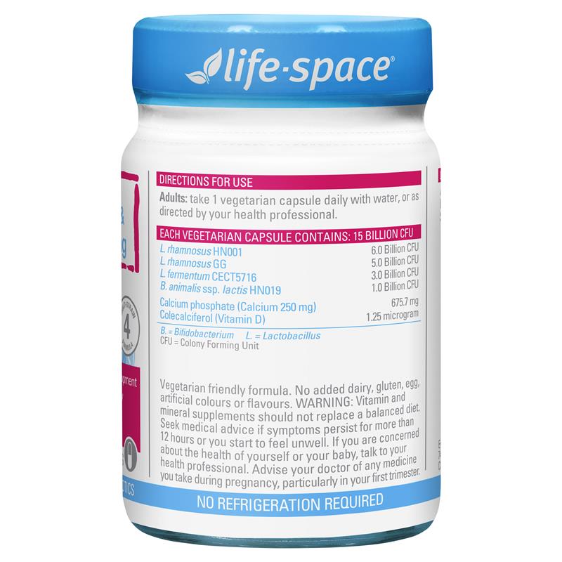 Life-Space Probiotic + Pregnancy & Breastfeeding 50 Capsules