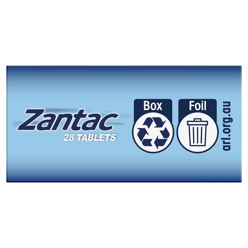 Zantac 12 Hour 150mg 28 Tablets