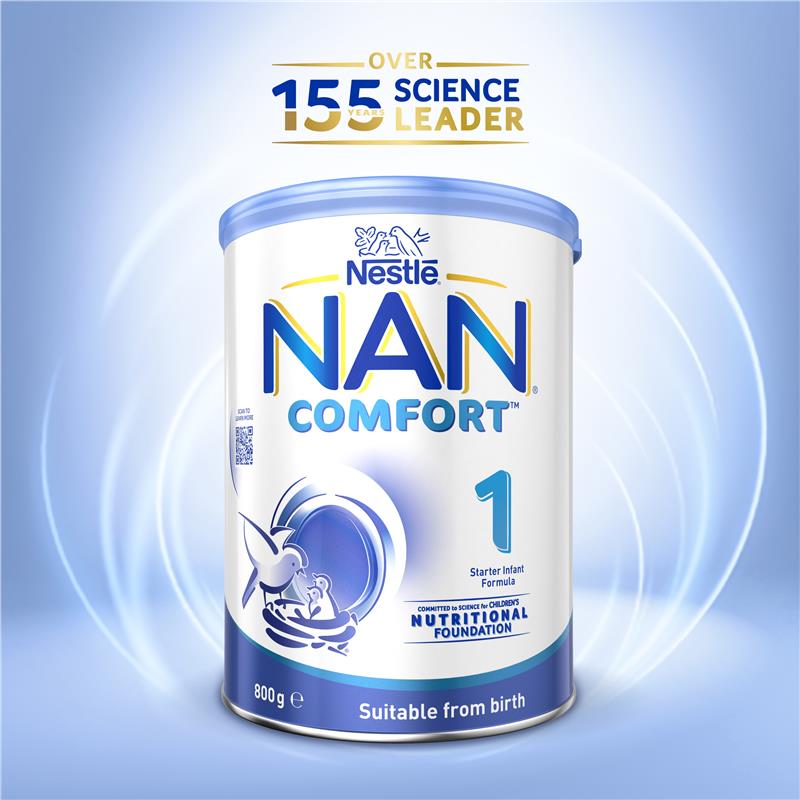 Nestle NAN COMFORT 1 Starter Baby Infant Formula Powder, From Birth – 800g