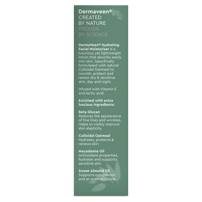 DermaVeen Face Hydrating Moisturiser 75ml