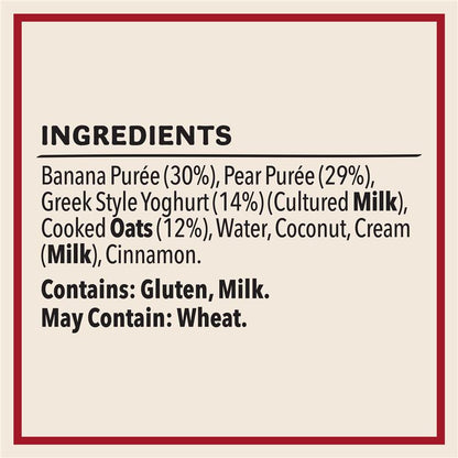 Heinz Banana & Oat Smoothie with Greek style Yoghurt Pouch 120g 8m+