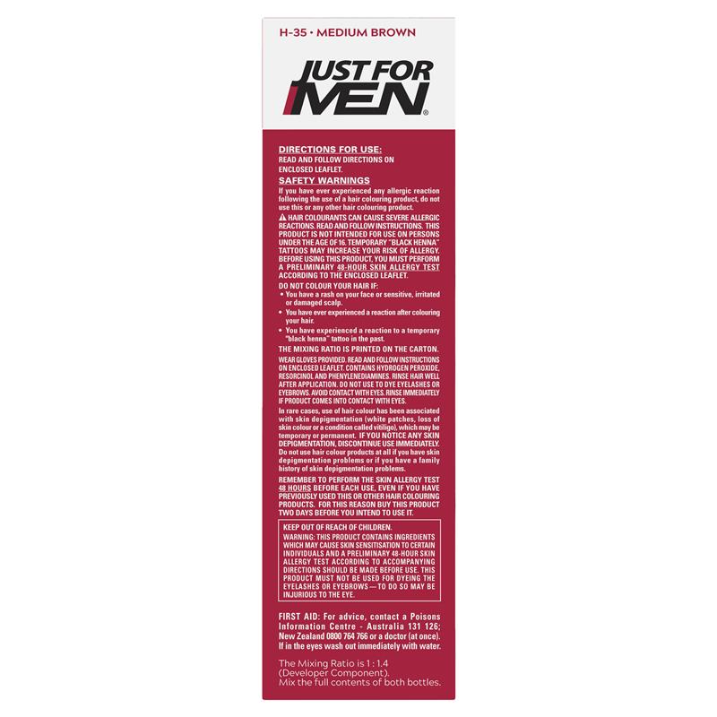 Just for Men Hair Colour Natural Medium Brown