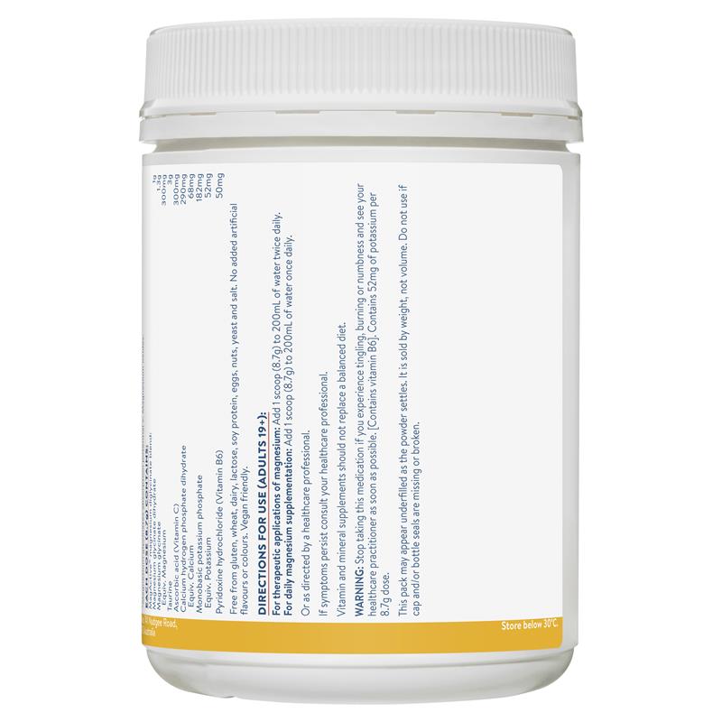 Ethical Nutrients Mega Magnesium 450g Powder Citrus