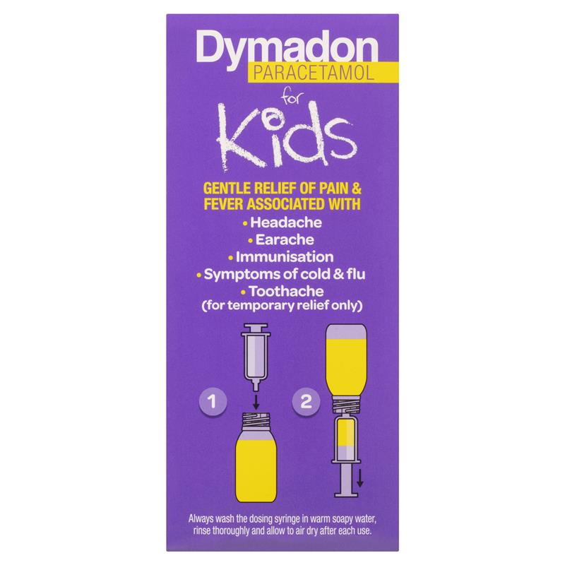 Dymadon for Kids Strawberry 2 Years - 12 Years 200ml