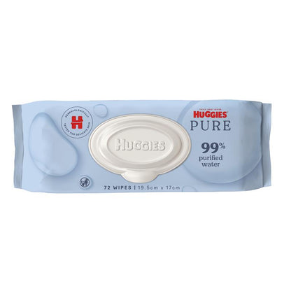 Huggies 99% Water Refill Wipes 72 Pack