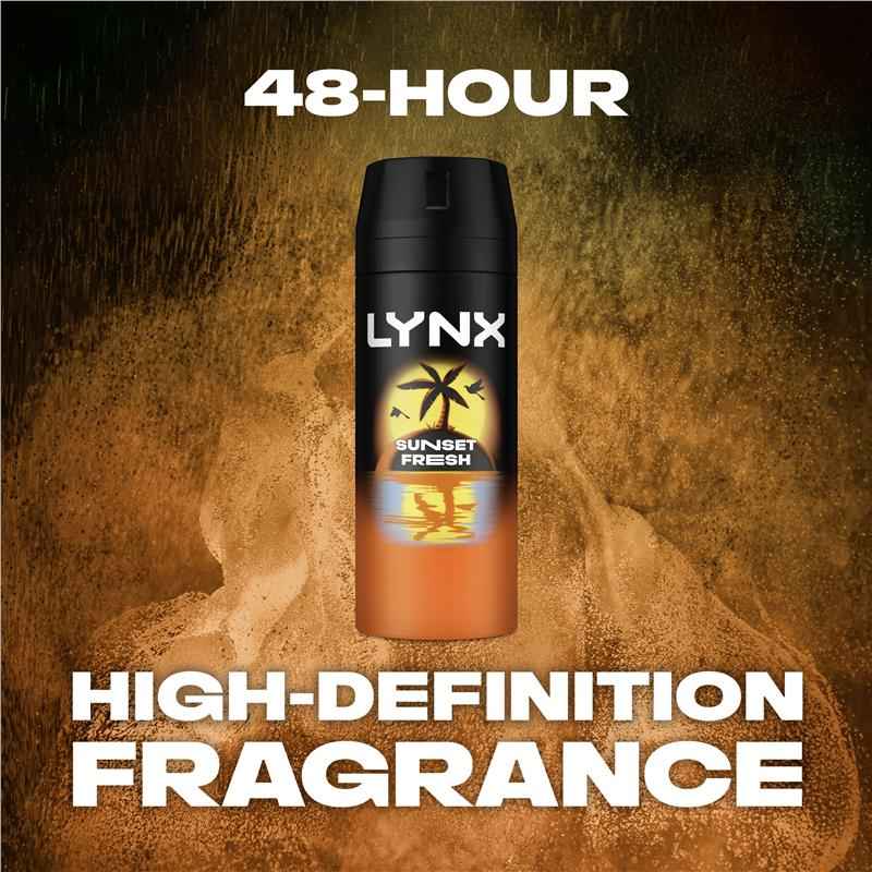Lynx Deodorant Sunset Fresh 165ml
