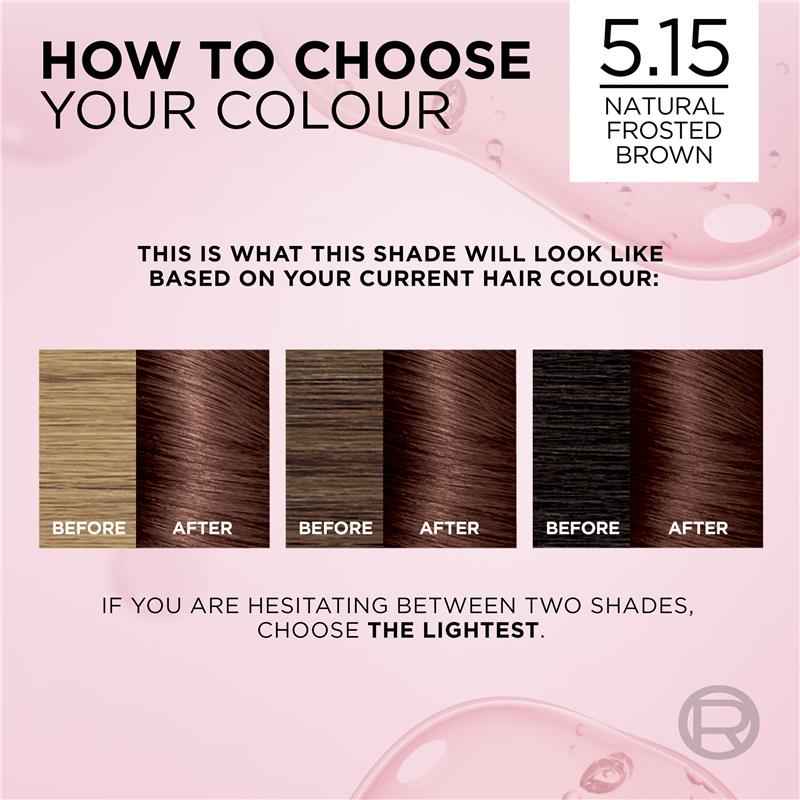 L'Oreal Excellence Creme 5.15 Natural Frosted Brown Hair Colour