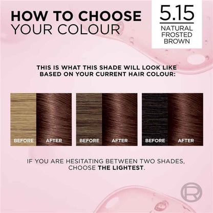 L'Oreal Excellence Creme 5.15 Natural Frosted Brown Hair Colour