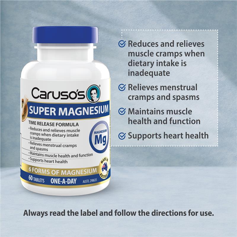 Carusos Super Magnesium 240 Tablets