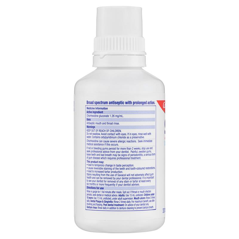 Colgate Savacol Mouthwash Fresh Mint 300mL