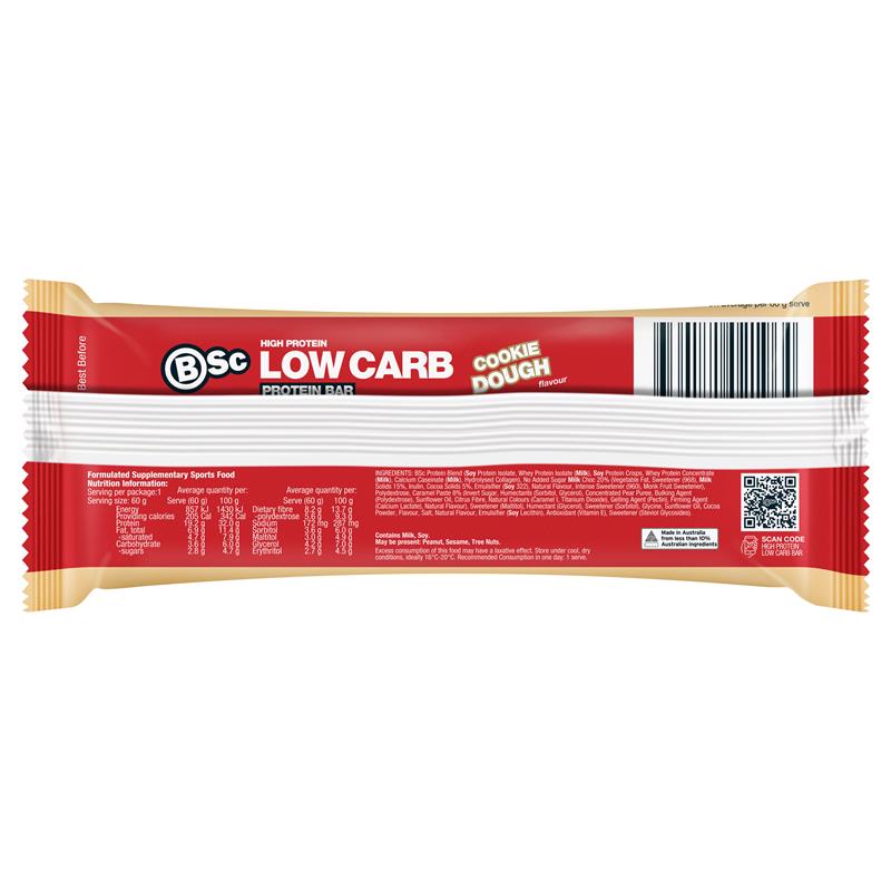BSc High Protein Low Carb Bar Cookie Dough 60g