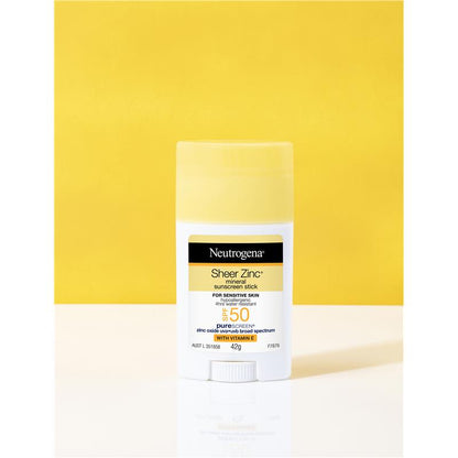 Neutrogena Sheer Zinc Mineral Stick SPF 50 42g - GimmeNow