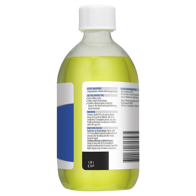 Cepacol Mouthwash Original 500mL