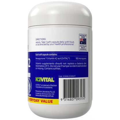Nature's Way Max Strength Vitamin K2 120 Capsules Exclusive