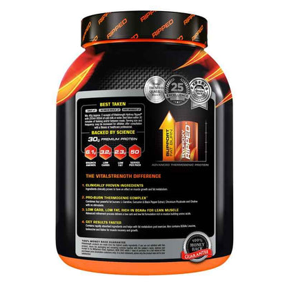 Vital Strength Hydroxy Ripped Thermogenic Protein Powder Chocolate 2kg