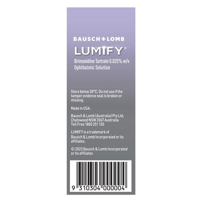 Lumify Redness Reliever Eye Drops 7.5ml