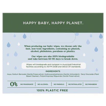 Tooshies Baby Wipes Pure Water 6 x 70 Pack