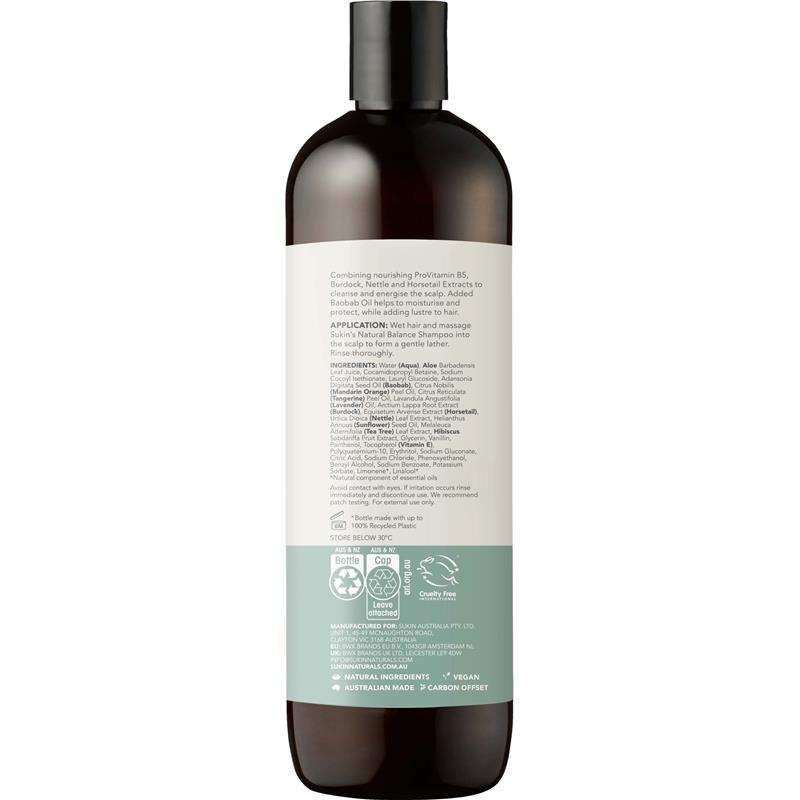 Sukin Natural Balance Shampoo 500ml