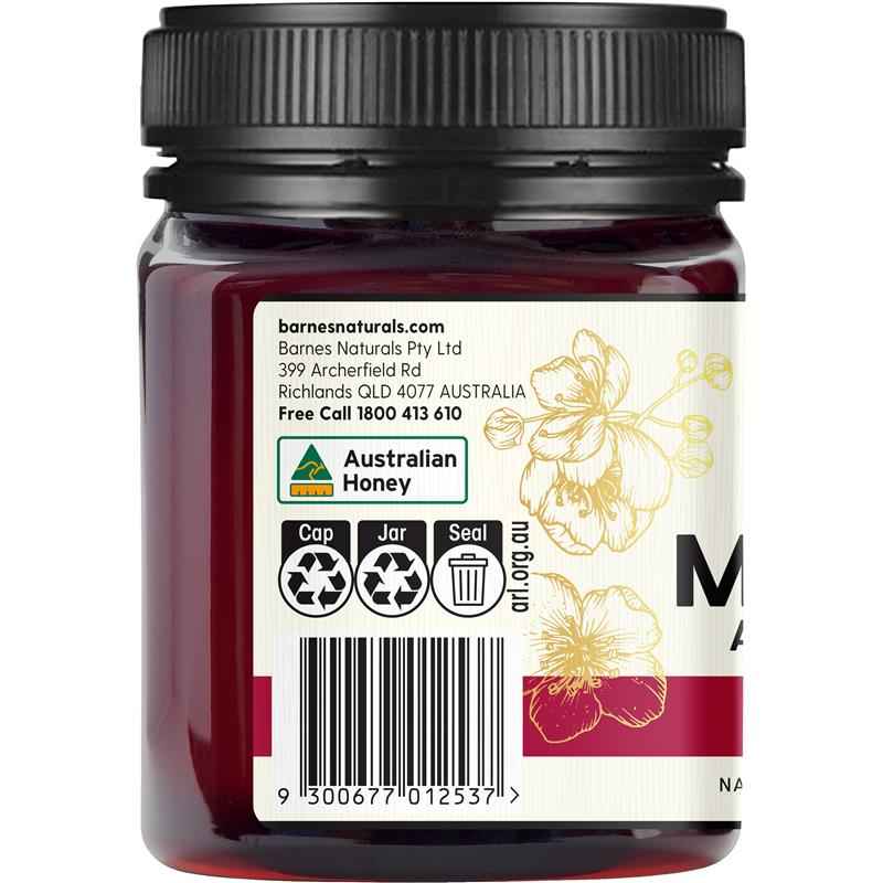 Barnes Naturals Australian Manuka Honey MGO 850+ 500g