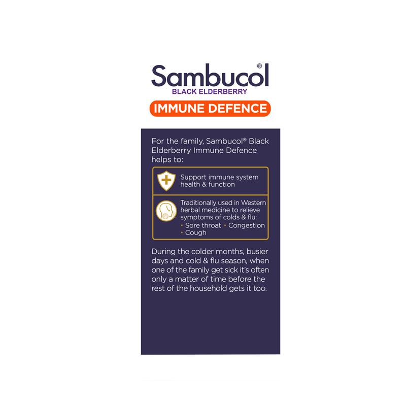 Sambucol Immune Defence - immunity liquid 250ml - GimmeNow